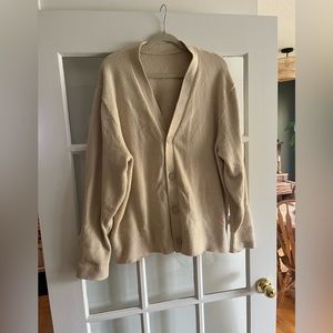 lululemon men’s beige cardigan